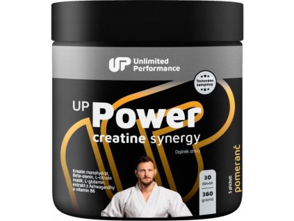 Unlimited Performance UP Power Creatine Synergy (Příchuť ananas (dop.sp. 04.12.2025), Velikost 360 g)