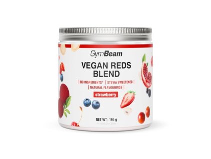Vegan Reds Blend - GymBeam (Příchuť jahoda)