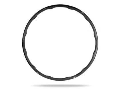 Hula Hoop obruč Black - GymBeam (Barva černá)