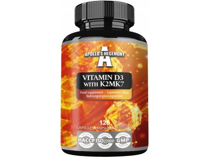 APOLLO S HEGEMONY Vitamin D3 K2 MK7 120 kaps