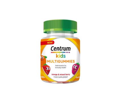Centrum Dětské Multigummies Pomeranč a mix berries 30 Gummies (Příchuť Směs pomerančů a bobulí)