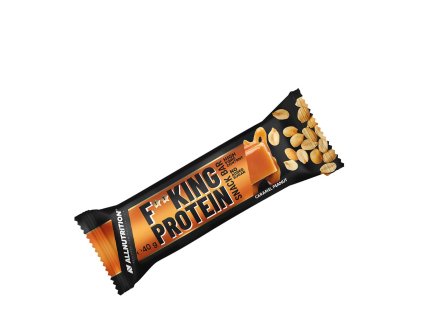 ALLNUTRITION Fitking Protein Snack Bar 40 g (Příchuť Karamel arašíd)