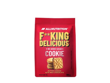 ALLNUTRITION FITKING DELICIOUS COOKIE BUTTER COOKIES WITH MILK CHOCOLATE 200g