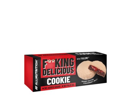 ALLNUTRITION FITKING DELICIOUS COOKIE 128g PEANUT BUTTER STRAWBERRY JELLY