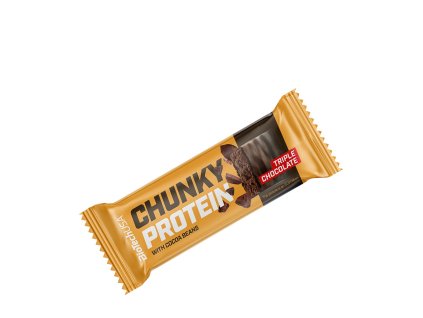 Biotech USA Chunky Protein Bar 50 g (Příchuť Trojitá čokoláda)