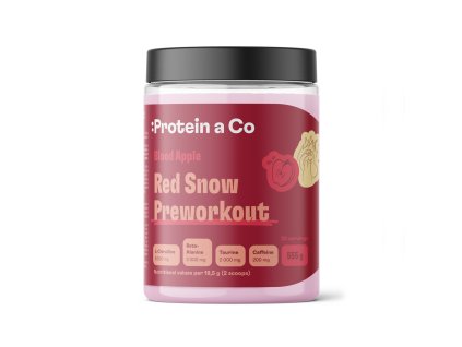 ProteinaCo Red Snow Preworkout 555 g (Příchuť Blood Apple)