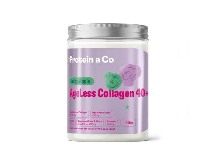 ProteinaCo AgeLess Collagen 40+ 400 g (Příchuť Fresh raspberry)