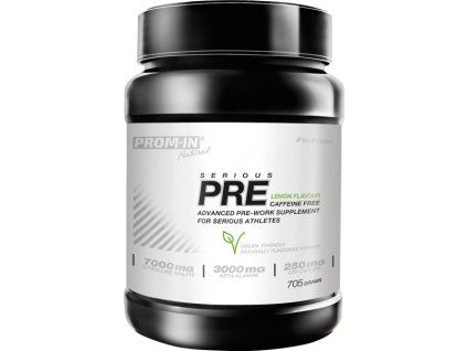 PROM-IN Serious PRE Natural (Příchuť citron, Velikost 705 g)