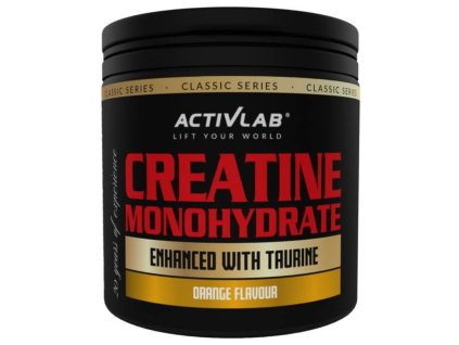 Activlab Classic Series kreatin monohydrát + taurin - 300 g (Příchuť Pomeranč)