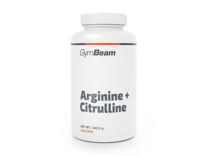Arginin + Citrulin - GymBeam (Kapsle 240 kaps.)