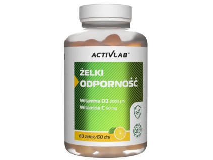 Activlab Gummies Immunity – 60 gummies (Příchuť Citron)