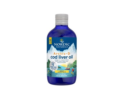Nordic Naturals Arctic-D Cod liver oil 237 ml (Příchuť Citron)