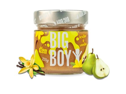 Big Boy Džem 220 g hruška vanilka (Příchuť vanilka-hruška)