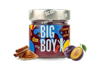 Big Boy Džem 220 g švestka skořice (Příchuť švestka-skořice)