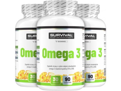 Survival Omega 3 - akce 2+1 zdarma (Velikost 1 pack)
