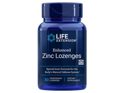 Life Extension Enhanced Zinc Lozenges 30 pastilek