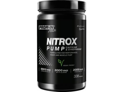 PROM-IN Nitrox Pump Caffeine & Synephrine - 338 g (Příchuť malina-citron, Velikost 338 g)