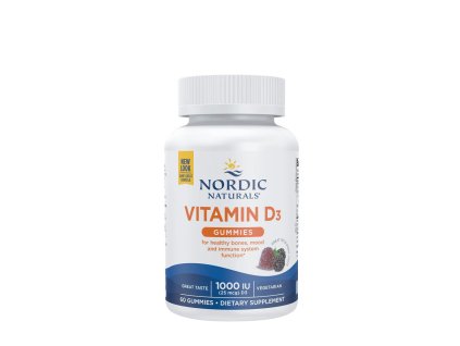 Nordic Naturals Vitamin D3 Gummies - 60 Gummies (Příchuť Lesní ovoce)