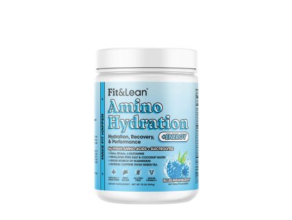 Fit & Lean Amino Hydration & Energy 369 g (Příchuť Modrá malina)