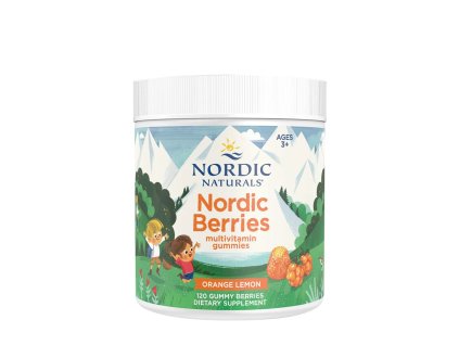Nordic Naturals Nordic Berries Multivitamin Gummies 120 ks (Příchuť Pomeranč-citron)
