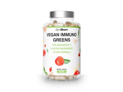 Vegan Immuno Greens - GymBeam (Kapsle 90 kaps.)