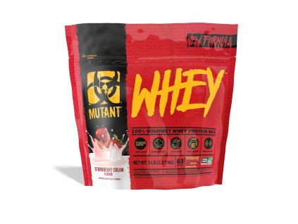 Mutant® Whey 100% Gourmet Protein 2270 g (Příchuť jahoda)