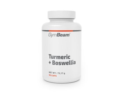 Kurkuma + Boswellia - GymBeam (Kapsle 90 kaps.)