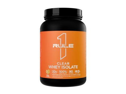 Rule1 Clear Whey Isolate 689 g (Příchuť Broskev a mango)