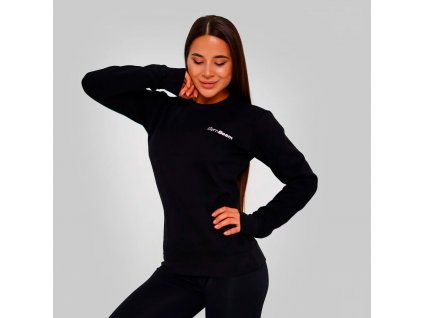 Dámská mikina Basic Jumper Black - GymBeam