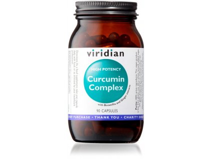 Viridian Curcumin Complex 90 kapslí