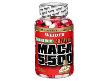 Weider MACA 5500 120 tablet  + ZDARMA N.O Assassins Pump 10g