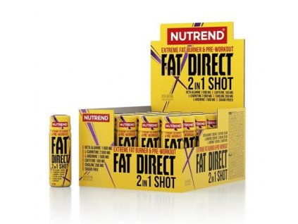 Nutrend Fat Direct Shot 20x 60 ml  + ZDARMA N.O Assassins Pump 10g