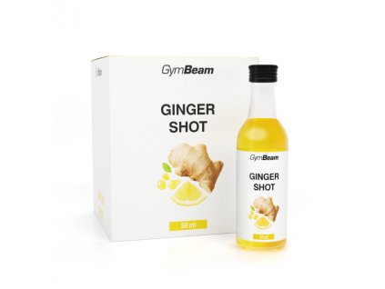 Zázvorový shot - GymBeam (Příchuť bez příchuti, Balení (ml) 9 x 50 ml)