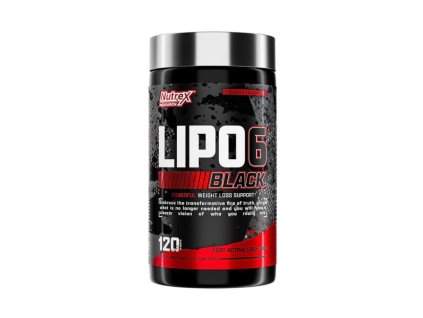 Lipo 6 Black - Nutrex (Příchuť bez příchuti, Kapsle 120 kaps.)