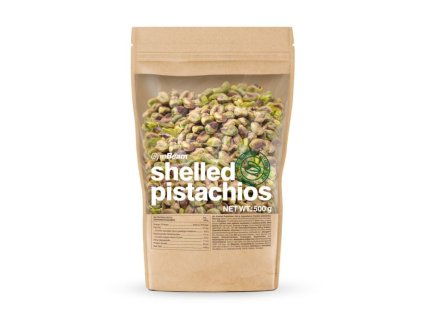 shelled pistachios 500g mockup