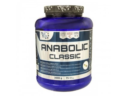 NutriStar Anabolic Classic Gainer 3000 g (Příchuť banán)