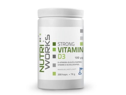 1 stong vitamin d3 200 kapsli
