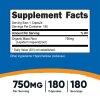 Nutricost Maca Root 750 mg 180 kapslí