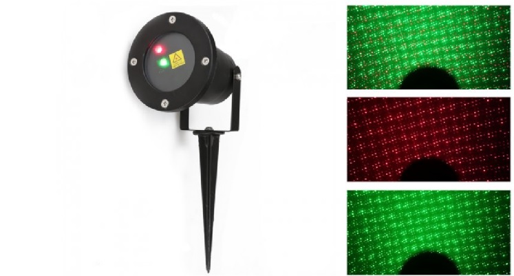 NEJEN ŽÁROVIČKY: Vánoční laserový projektor na dům