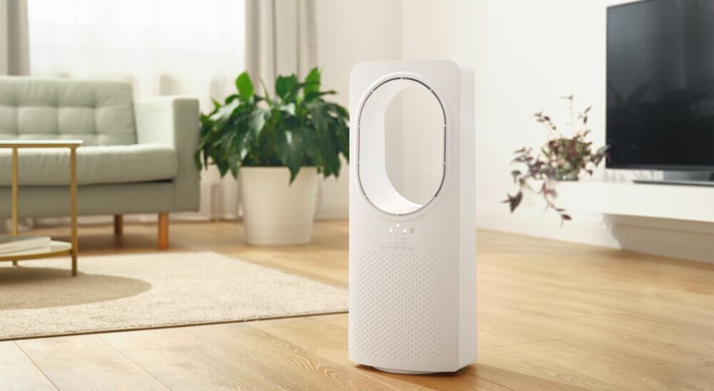 Bezlopatkový stojanový ventilátor s dálkovým ovladačem Hausmeister HM 8607 (1)