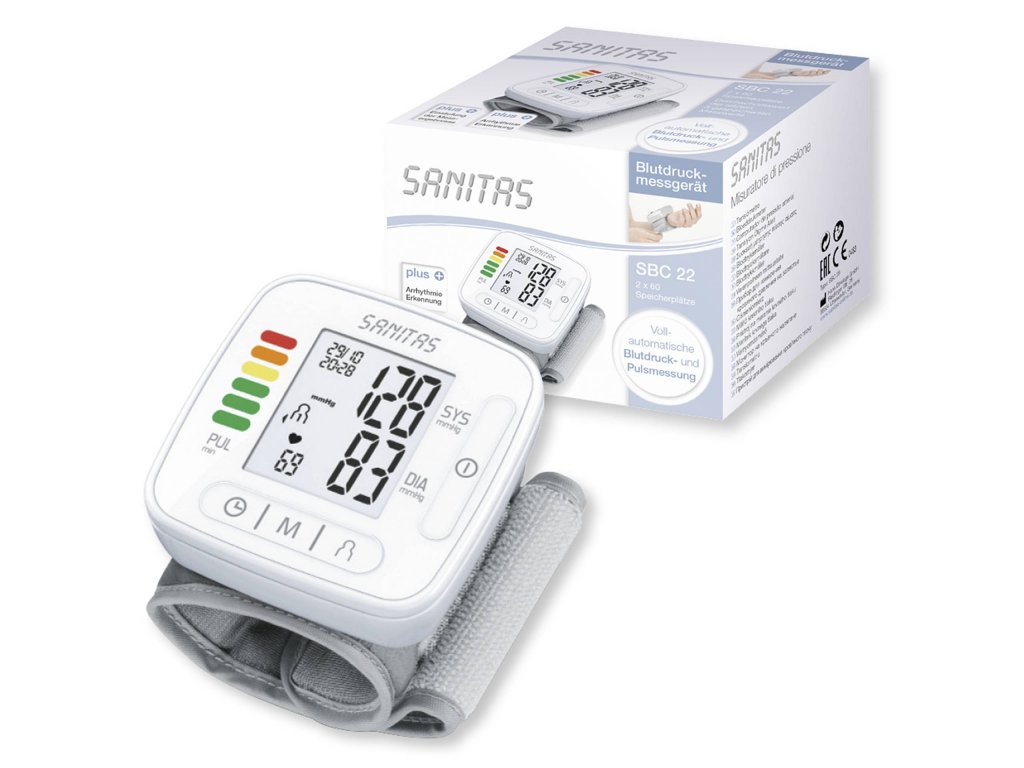 SANITAS SBC 22 tlakoměr na zápěstí