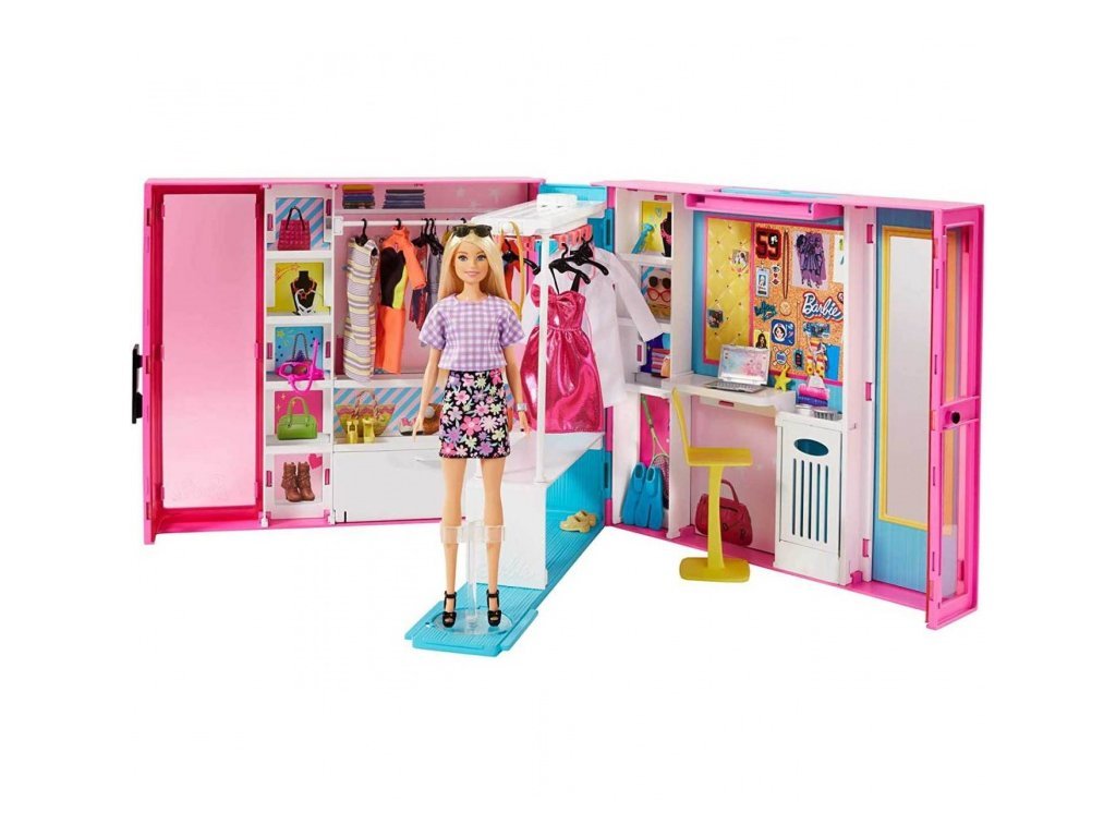 Barbie Šatník snů s panenkou GBK10