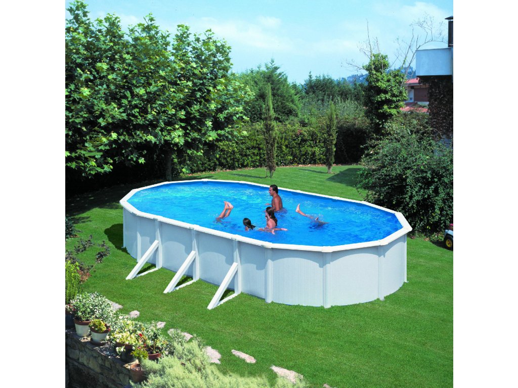 Levně Planet Pool Classic white/blue 6,1 x 2,2 x 1,2 m 28914 - včetně skimmeru