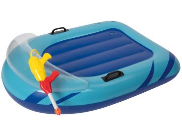 KidLand 446483 Nafukovací dětský člun s vodní pistolí 112 x 80 x 51 cm