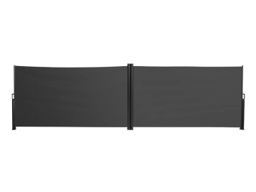 FloraBest Dvojitá boční markýza, 160 x 600 cm, antracitová