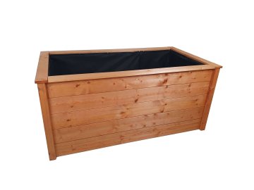 Dřevěný vyvýšený záhon Krušnohorský Nábytek VZ1 156 x 85 x 70 cm smrk s nátěrem