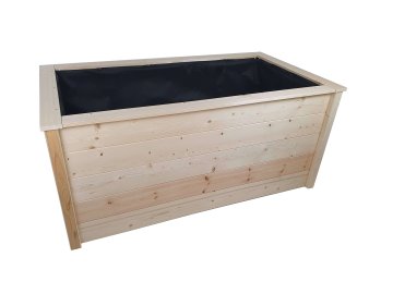 Dřevěný vyvýšený záhon Krušnohorský Nábytek VZ2 156 x 85 x 70 cm smrk přírodní 3