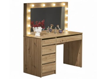 Toaletní stolek Halmar Hollywood XL dub artisan 88