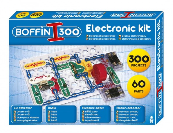 Levně Elektronická stavebnice Boffin 300