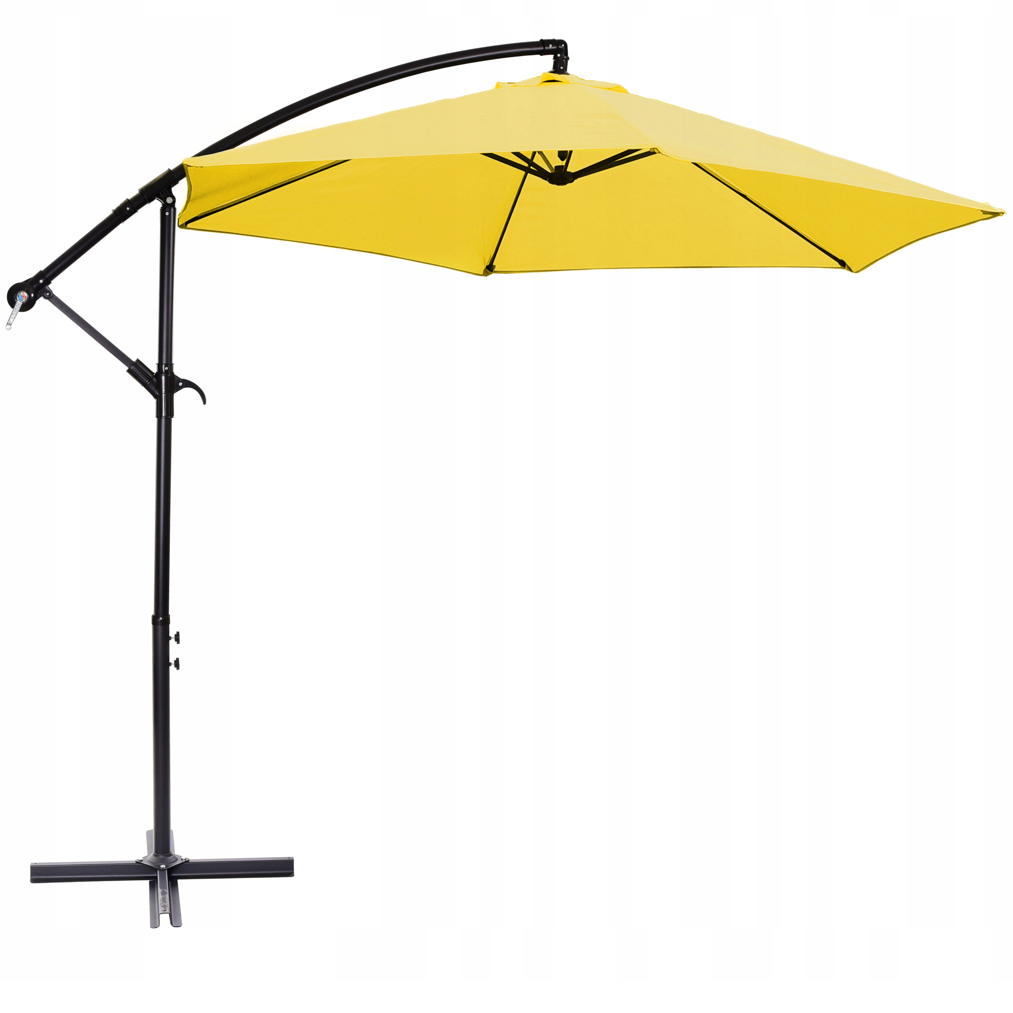Slunečník Exclusive boční průměr 300 cm - žlutý